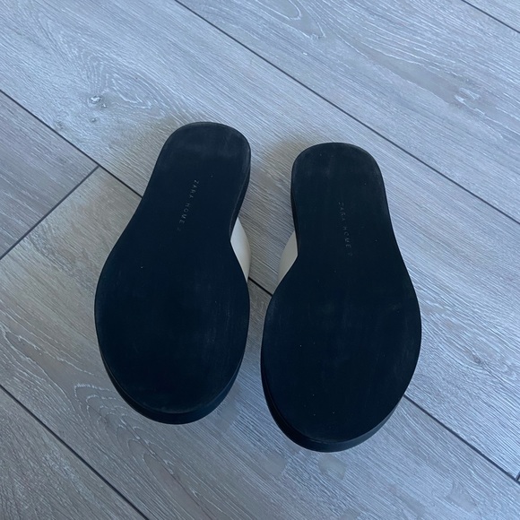Zara Home contrast Leather Sandals 🍦US 8 - Picture 12 of 13